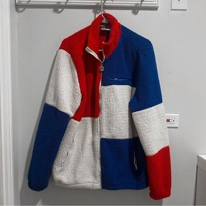 RED + BLUE FILA JACKET